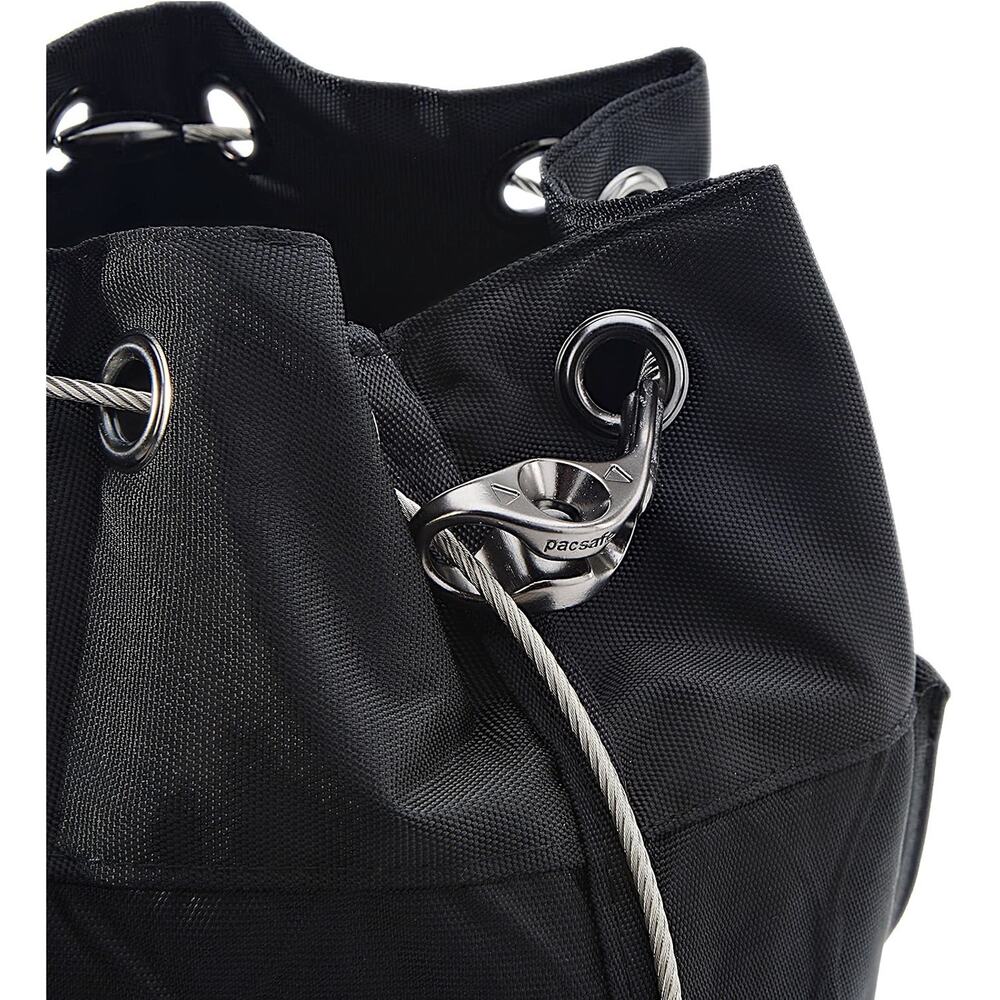Pacsafe Travelsafe GII 12L Portable Safe Black Anti-Theft EXOmesh NWT No Lock - Picture 7 of 11